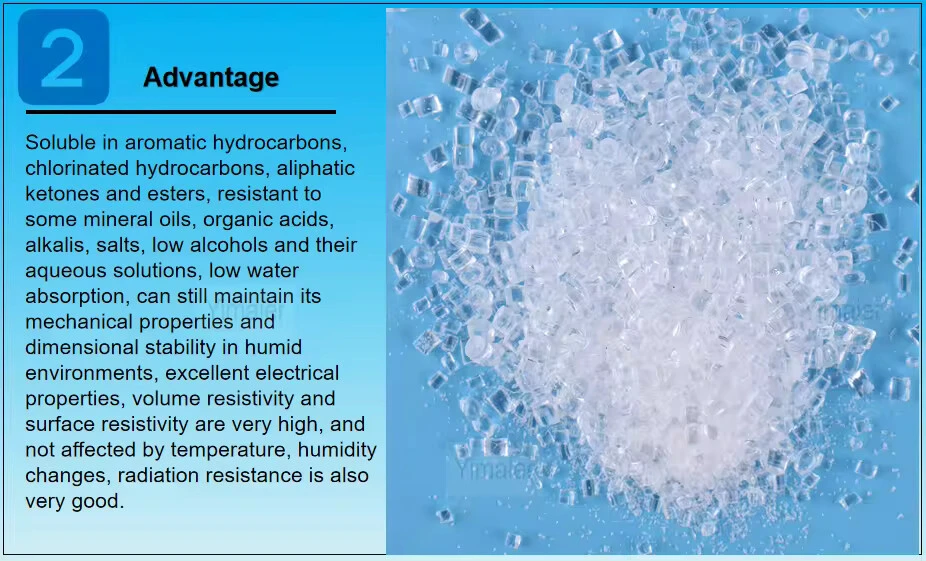Virgin Crystal Plastic Raw Material Polystyrene/PS/GPPS/HIPS/EPS Granules