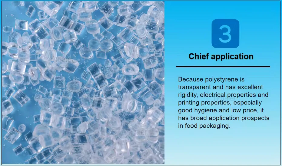 Virgin Crystal Plastic Raw Material Polystyrene/PS/GPPS/HIPS/EPS Granules