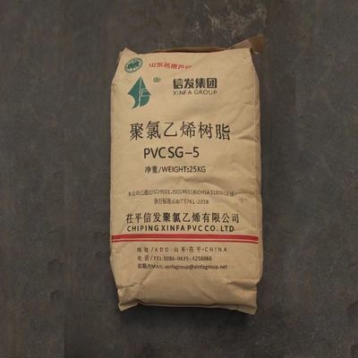 Xinfa PVC Resin K67/SG4 White PVC Granules Pipe Grade Polyvinyl Chloride Virgin Granules