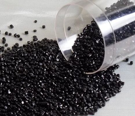 Food Grade Black Plastic Masterbatch Granules PE LDPE Resin Thermoforming Injection Molding