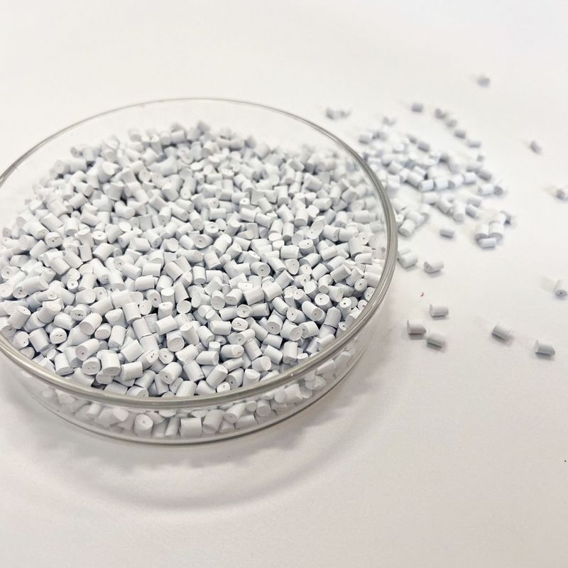 Durable White LDPE Masterbatch Pellets For Consistent Film Extrusion