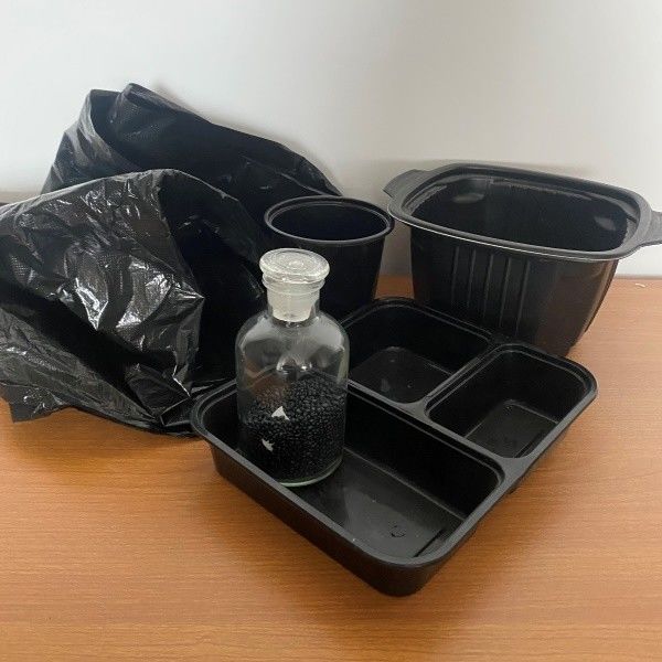 Granules Carbon Black Master Batch High Elongation Size 2-3mm