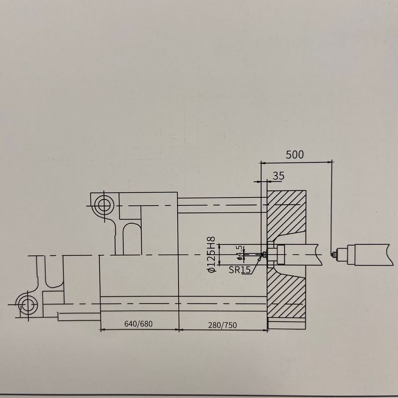 52-55MM Screw Diameter Desktop Injection Molding Machine Reliable