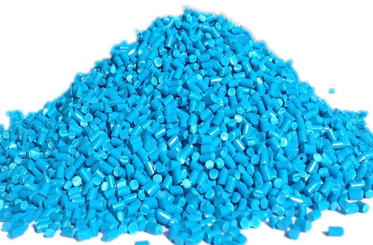 Food Grade High Transparency Blue Color Plastic Masterbatch Granules PP/PE 4% For Plastic Film